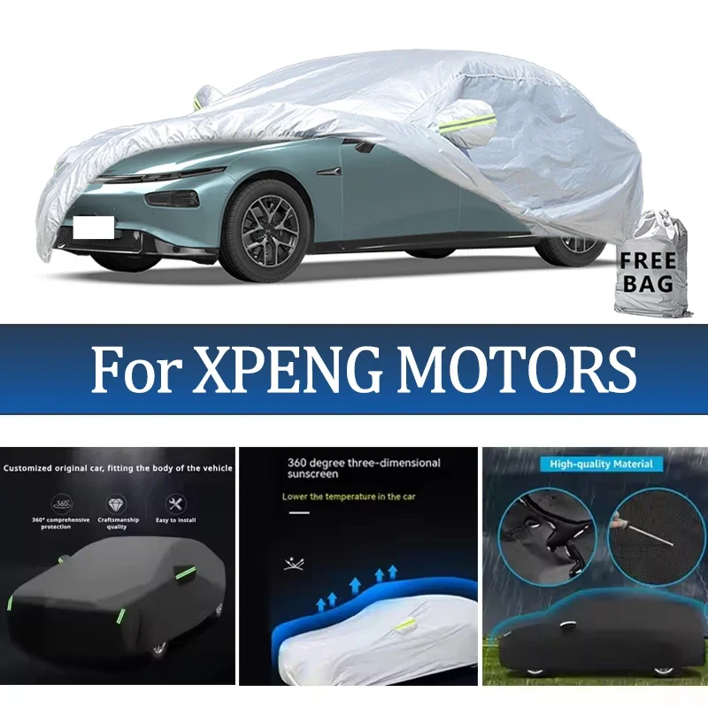 

For XPENG MOTORS Car Cover Outdoor Protection Covers Snow Sunshade Waterproof Dustproof Exterior UV Car Accessories