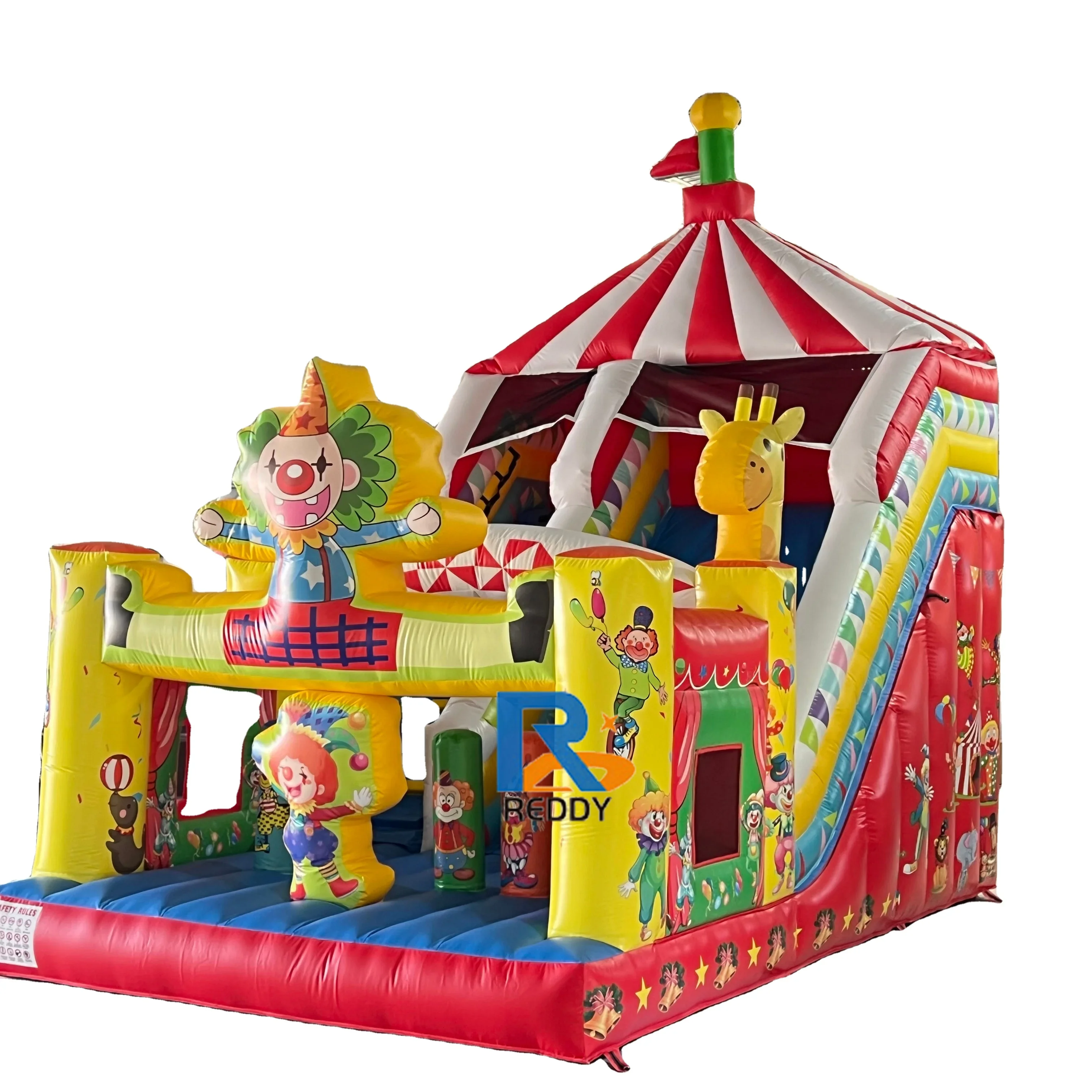 Factory price Joker inflatable bouncer jumper jumping castle for kids kids games