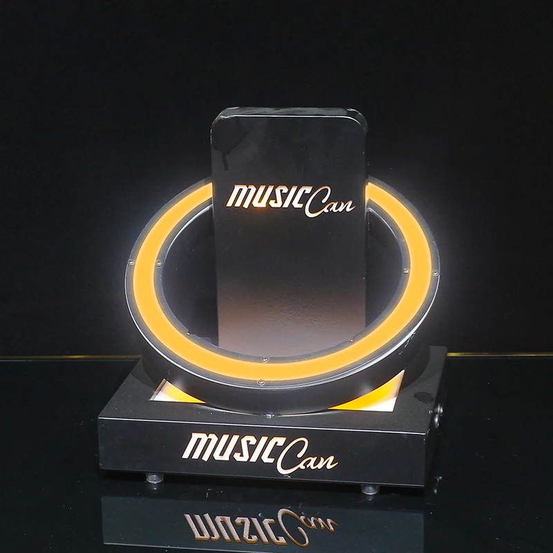 

Подставка для вина с одним кольцом, индивидуальная светящаяся подставка для вина для ночных клубов, подходит для баров и баров KTV