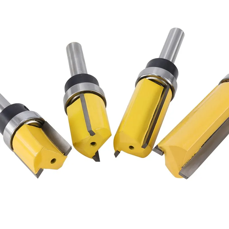 Hampton Lager Flush Trim Router Bit 8Mm Shank Straight End Mill Tungsten Carbide Frees Houtbewerking Gereedschap