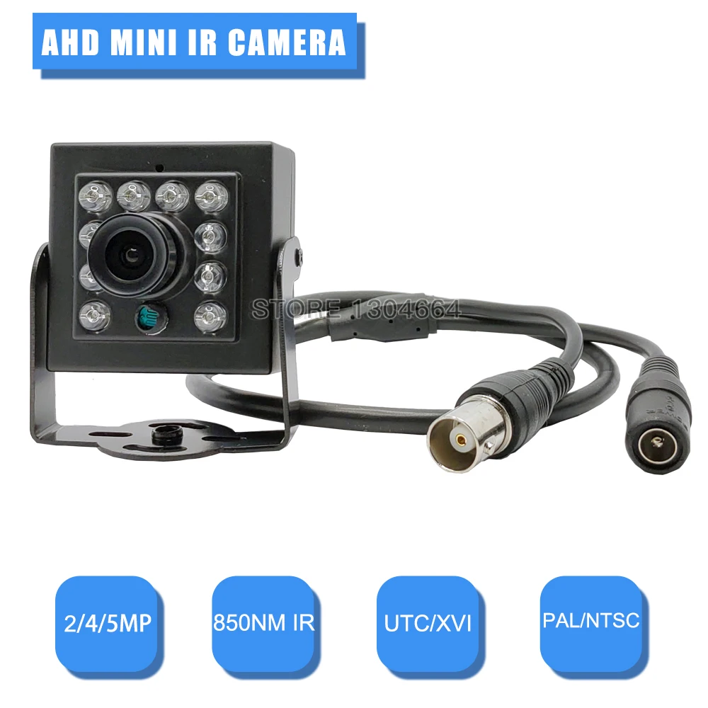 

AHD 1080P MINI Camera HD 2MP/4MP/5MP IR Infrared Night Vision Small Indoor Home CCTV Security Surveillance Video Camera