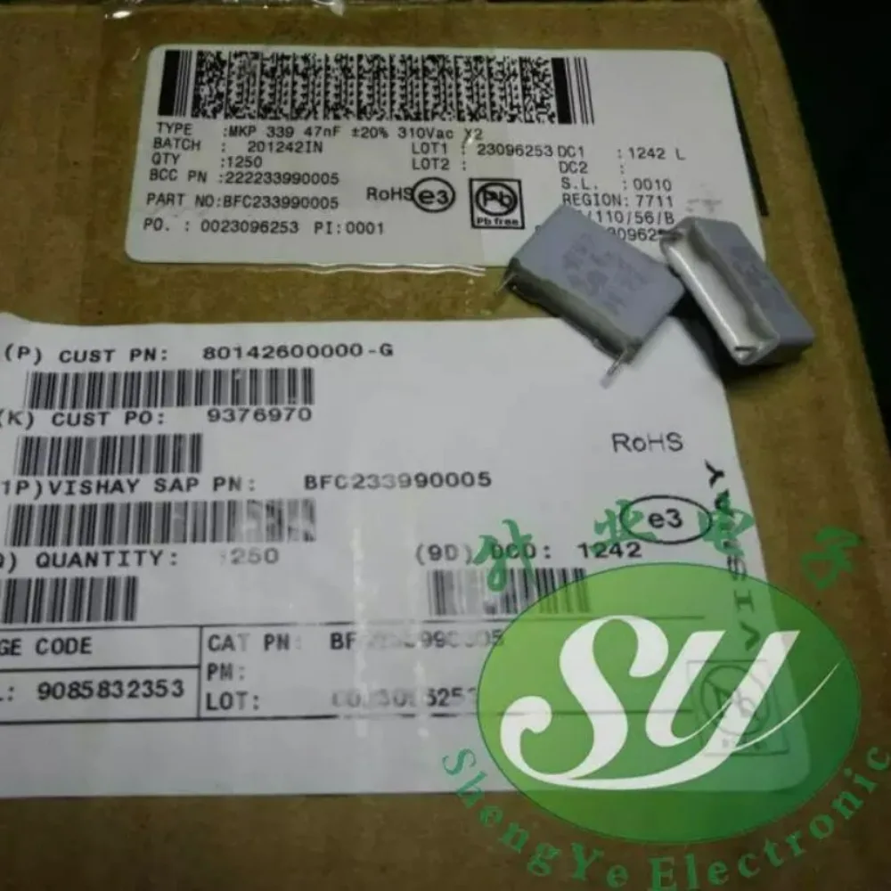10pcs/lot MKP339 0.047uf 310vAC 47nf 47000pf 473 Brand new 15mm film capacitor BFC233990005