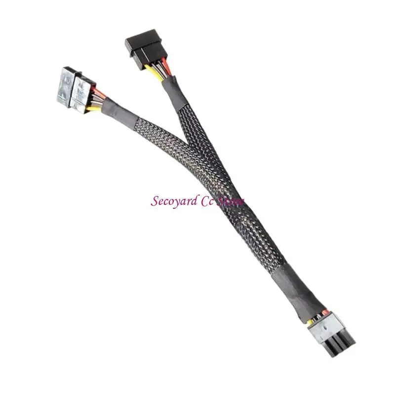 N3UC Flexible 20 8pin doble 4pin Cable alimentación que cumple con los estándares seguridad