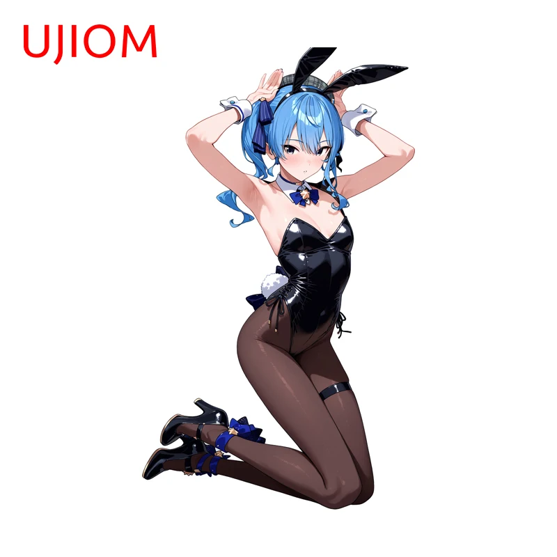UJIOM Seductive Standing Posture Wall Sticker Hoshimachi Suisei Populare Waterproof PVC Decal Suitable For Refrigerator Decor