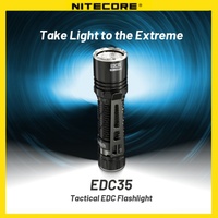 Nitecore EDC35 Flashlight USB-C Rechargeable 5000 Lumens hiking LED EDC UHi Beam Distance 550meters Built-in 6000mAh Battery