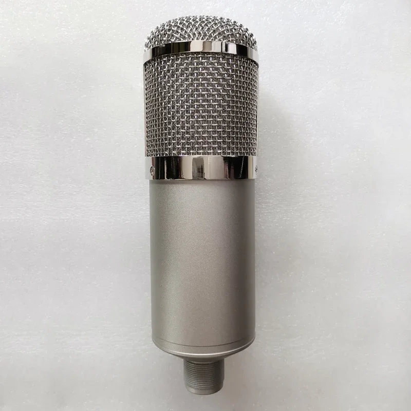 

Silver Metal DIY Condenser Tube Microphone Accessory Mic Body Shell Case Produce Mic Accessories