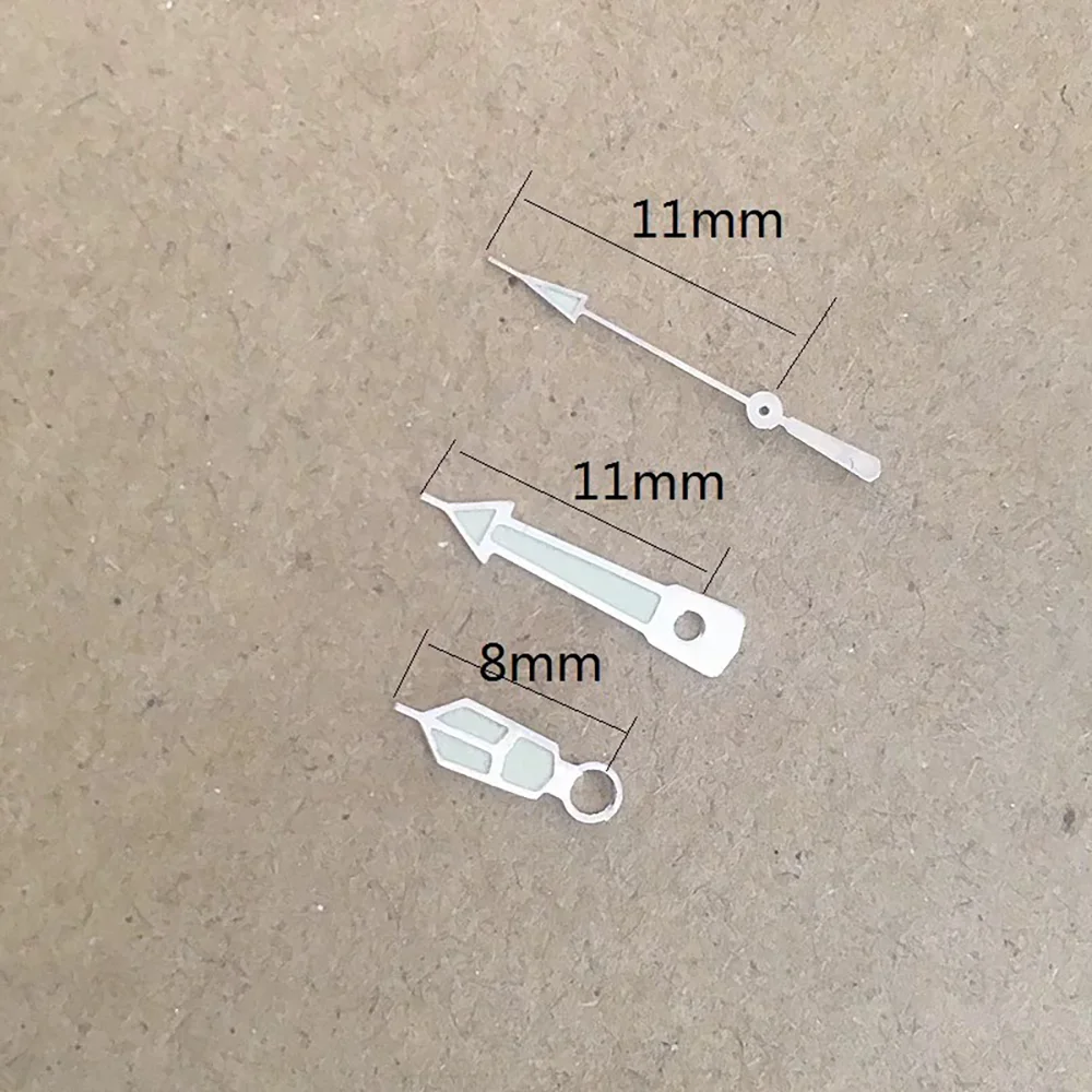 Аксессуары для часов, часовая минутная и секундная стрелка, подходит для механизма 8205/8215, запасные части для часов, указатель часов, 3-контактный