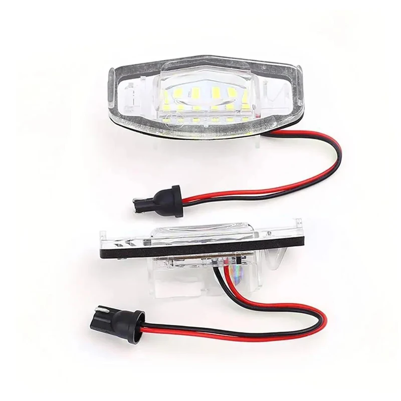 Xenon White OEM-Fit LED License Plate Light For Acura MDX RL TL TSX ILX For Honda Civic Accord Odyssey License Plate Light