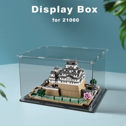 Acrylic display box for 21060 display case for Himeji Castle block dustproof clear model car storage box