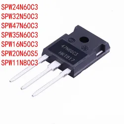 5Pcs SPW47N60C3 47N60 47N60C3 SPW35N60C3 35N60C3 SPW32N50C3 SPW24N60C3 24N60C3 SPW20N60S5 20N60S5 SPW16N50C3 SPW11N80C3 Te-247