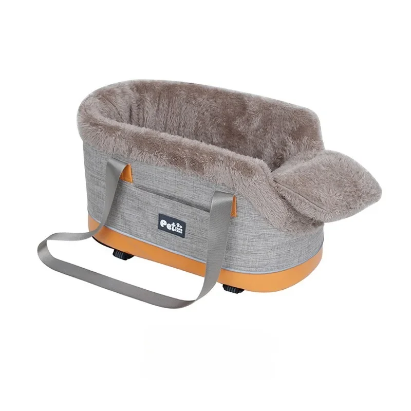 Winter Dog Car Seat Bed Car Central Dog Car Seat Bed Portable Dog Carrier for Small Dogs Cats Safety Travel Bag Dog Accessories