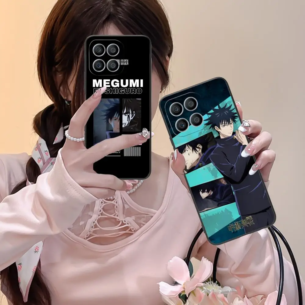 

Чехол для телефона Jujutsu Kaisen Megumi Fushiguro для Honor 90 80 70 60 50 30 20 10 9 8 7 Pro S SE Lite 5G с цветной печатью и защитой