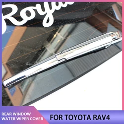 ABS Chrome Car Rear Window Water Wiper Cover Trim for Toyota Rav4 Rav 4 2015 2016 2017 2018 2019 2020 Accessories