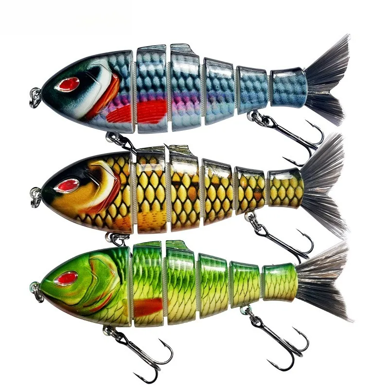 

1pcs Fishing Lure Multi JointedSwimbait ArtificialBait Slow Sinking Bionic FishingBait Cool Fishing Gear Wobblers for Pike Baits