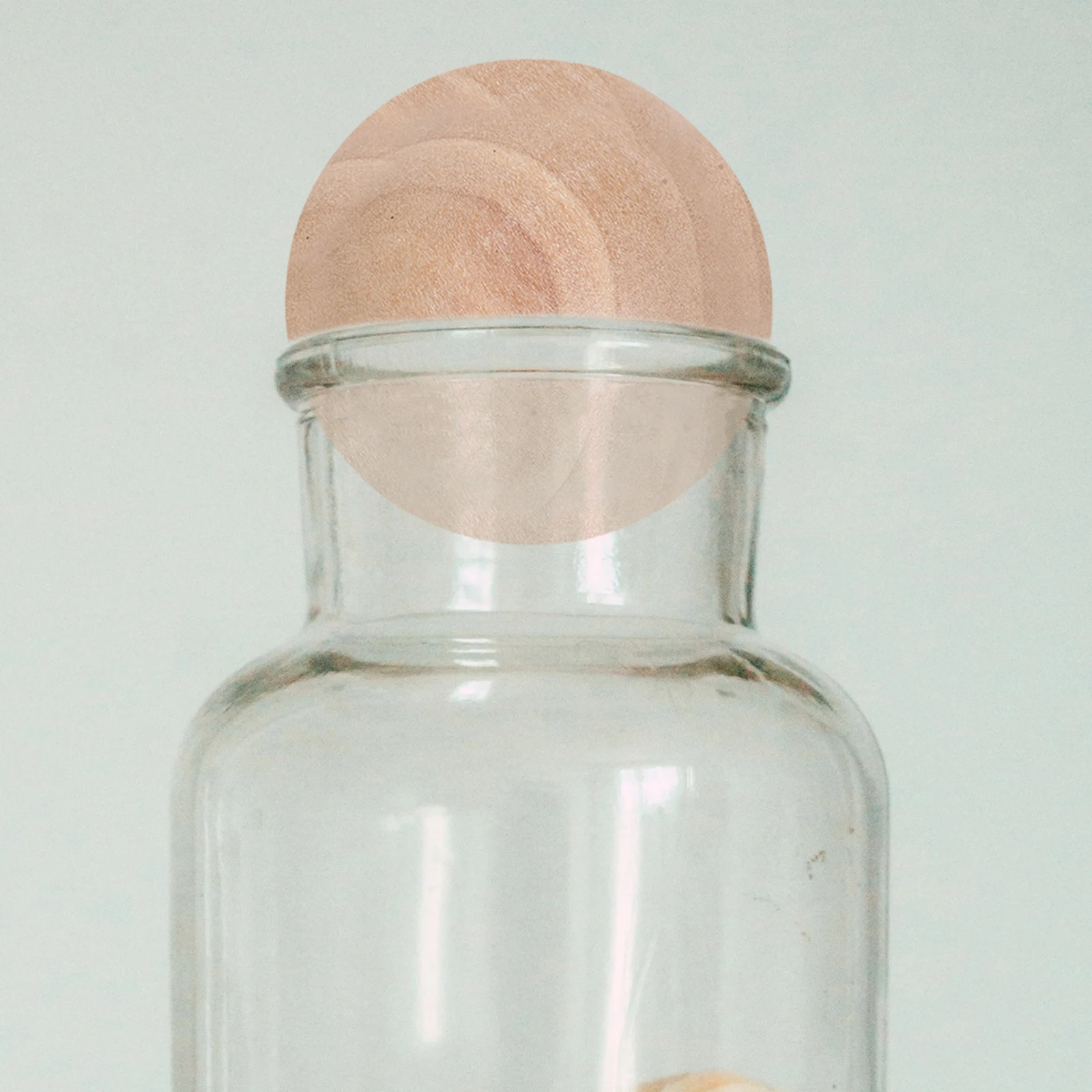 

6pcs Glass Bottle Corks Wooden Round Stoppers Beverage Sealer Crafts Decanter Storage Containers Wine Vessel