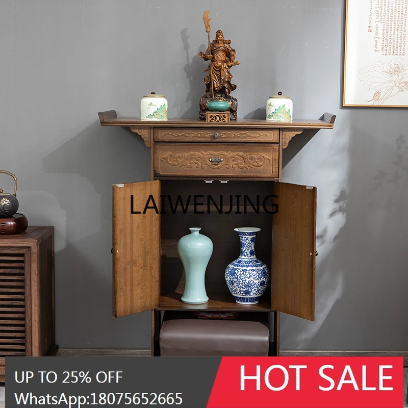 MJY Buddhist niche offering table Buddhist platform economical Zhongtang incense case Guanyin God of Wealth offering table small