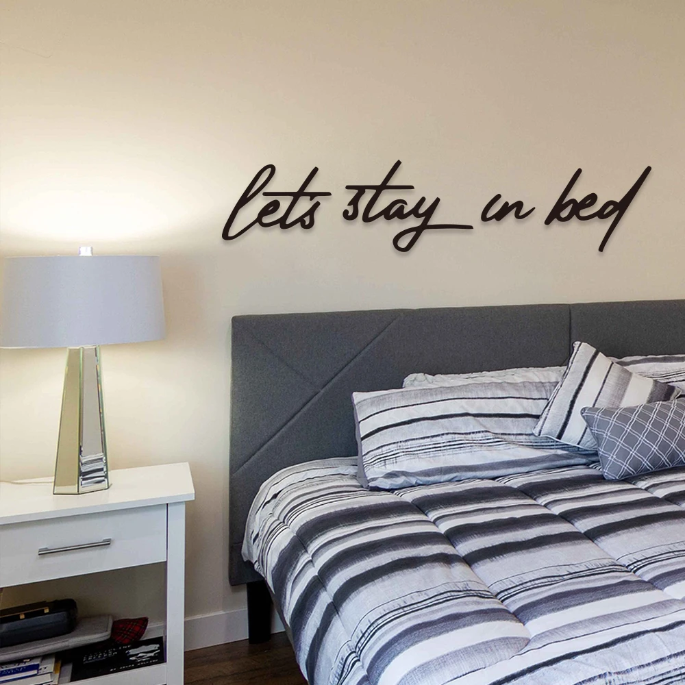 4szt Metal Wall Art Metal Halloween Decor Biting Lips & Weed Leaf Design - Modny wystrój dla dziewczyny Stoner, idealny prezent dla niej