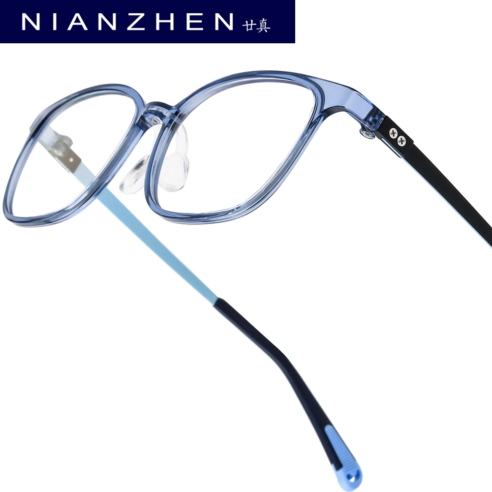 

Очки для подростков NIANZHEN TR90 из титана, квадратные, брендовые, для студентов, ультралегкие, детские, спортивные, модель 96010