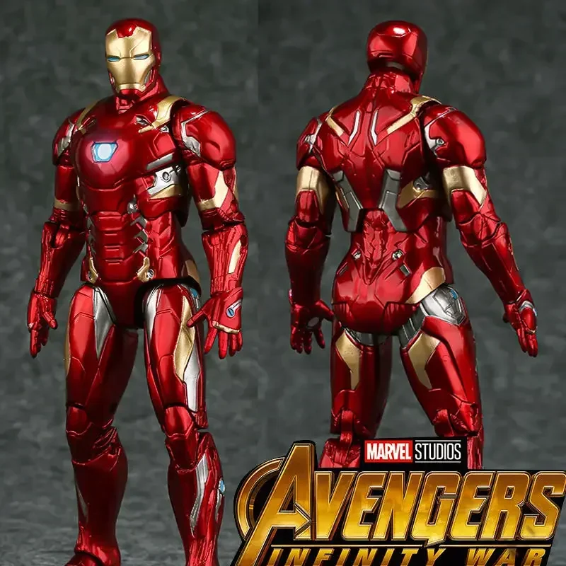 Disney Marvel's  Original Iron Man Children's Toy Gift Box Movable Doll Iron Man Mark Avengers Tony Stark Legend Toy Doll Model