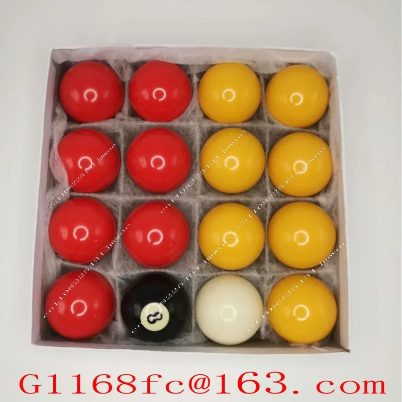 Sail Flower Table Billiard Resin Gypsum Red and Yellow Ball 50.8mm2 inch 16 sub-set