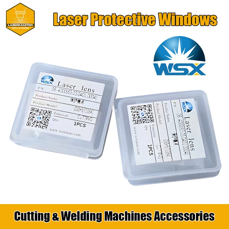 

WSX Original Fiber Laser Protective Windows Weld Cutting Head Lens Spare Part NC30G NC62 NC60 NC30E ND18 TS 60