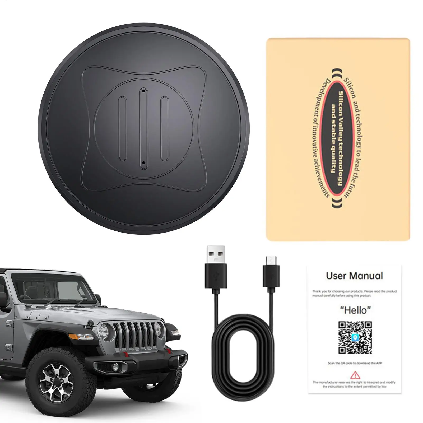 Car Tracking Device Magnetic Undetectable Wireless Car Gps Tracker For Pet Activity For Auto Dog Cat Kids Seniors Family Daily