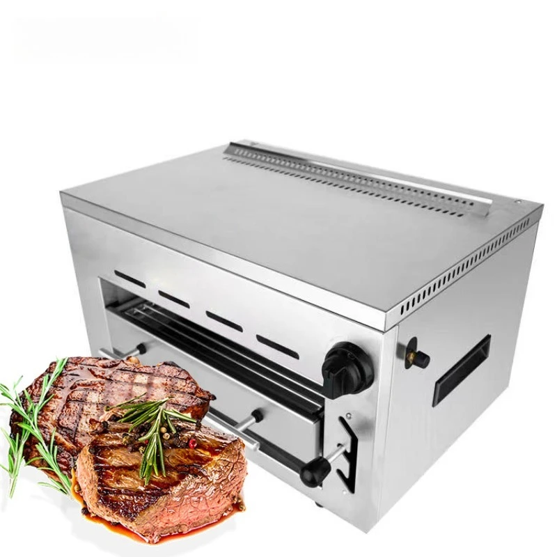 Electric Grill Stainless Steel Smokeless Quick Skewers Grilled Fish Grilled Steak Commercial Gas Oven