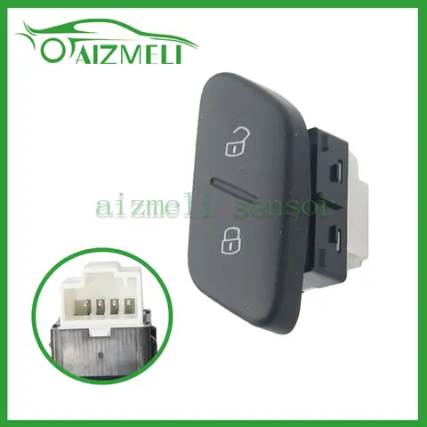 Central Door Control Locking Lock Unlock Switch Button For Volkswagen VW Polo MK5 6R 6C 2009~2014 2010 2011 2012 2013 6R1962125