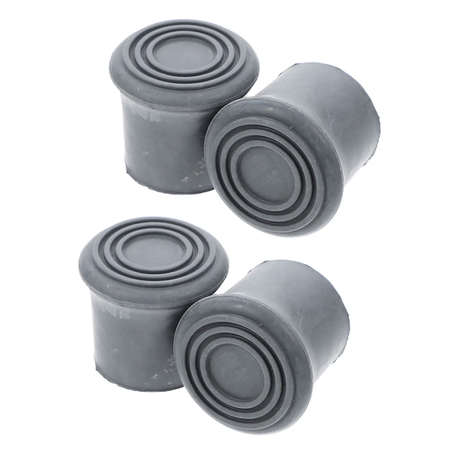 

4Pcs Non Slip Rubber Feet for Shower Chair Replacement Tips Bathtub Stool Commode Chair Cane Leg Caps Enhanced Stability