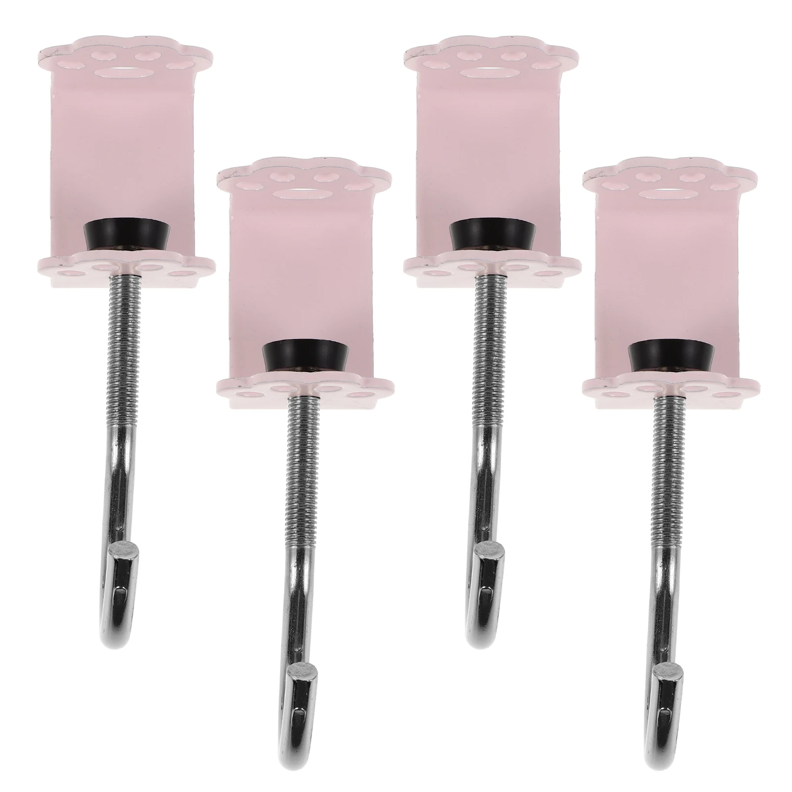 

4pcs Bag Hooks Desk Storage Hangers Heavy Duty Table Hooks Key Holder Purse Hanger Portable Backpack Mount Office Desk