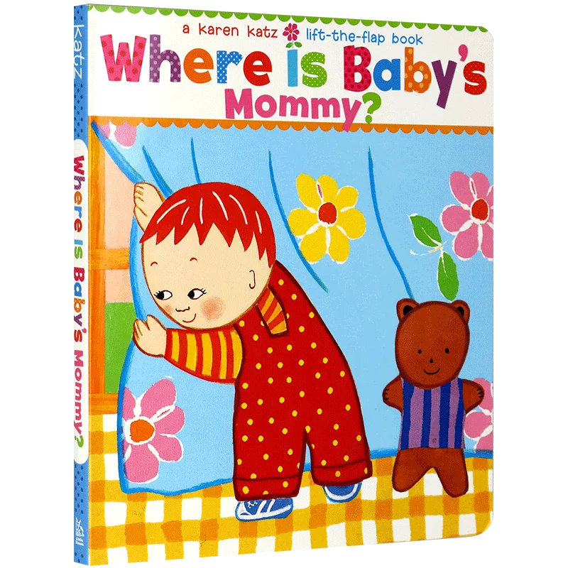 

Where Is Babys Mommy Board Book Karen Katz, Baby Children's books aged 1 2 3, English picture book, 9780689835612