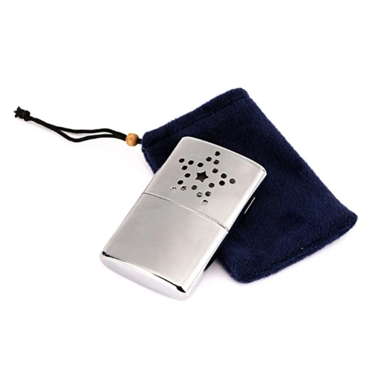 2pcs Portable Hand Warmer Liquid Fuels Mini Pocket Heater Reusable Furnace Metal Alloy Handy Winter Heaters for Outdoor