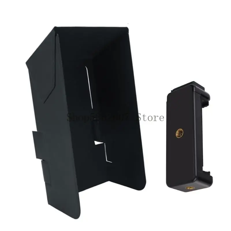 스마트 폰 스크린 화면을위한 휴대용 자석 선수 바이저 태양 차단 후드 40JB