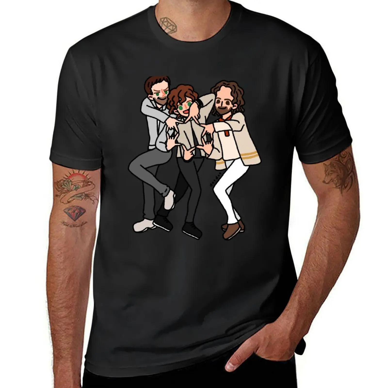 Medvedev/ Rublev/ Tsitsipas - Star T-Shirt heavyweights animal prinfor boys sports fans men clothings