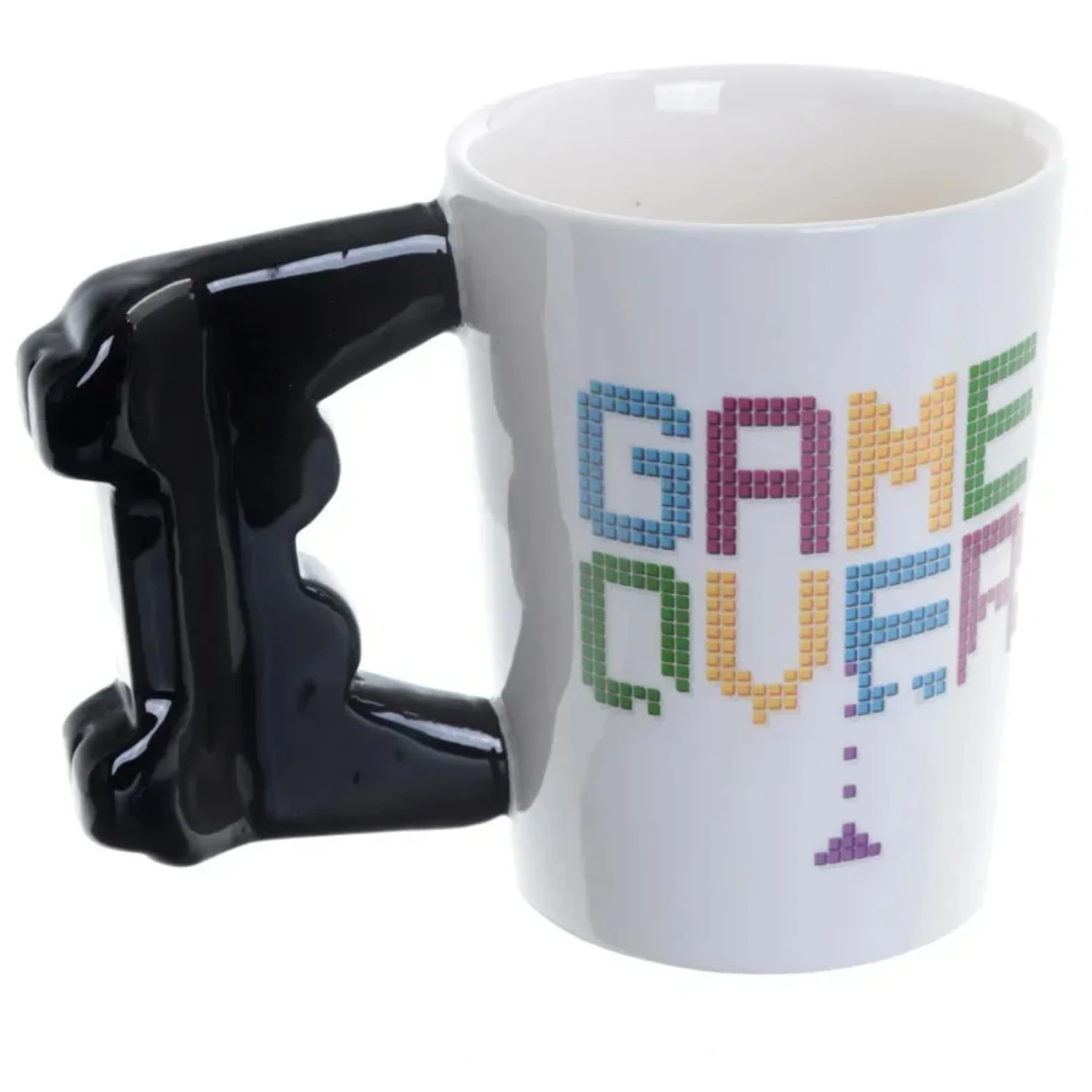 

Кружка с керамической ручкой Puckator Game Over Game Controller, чай, кофе, горячие напитки, декоративная подарочная коробка, кухонный офис