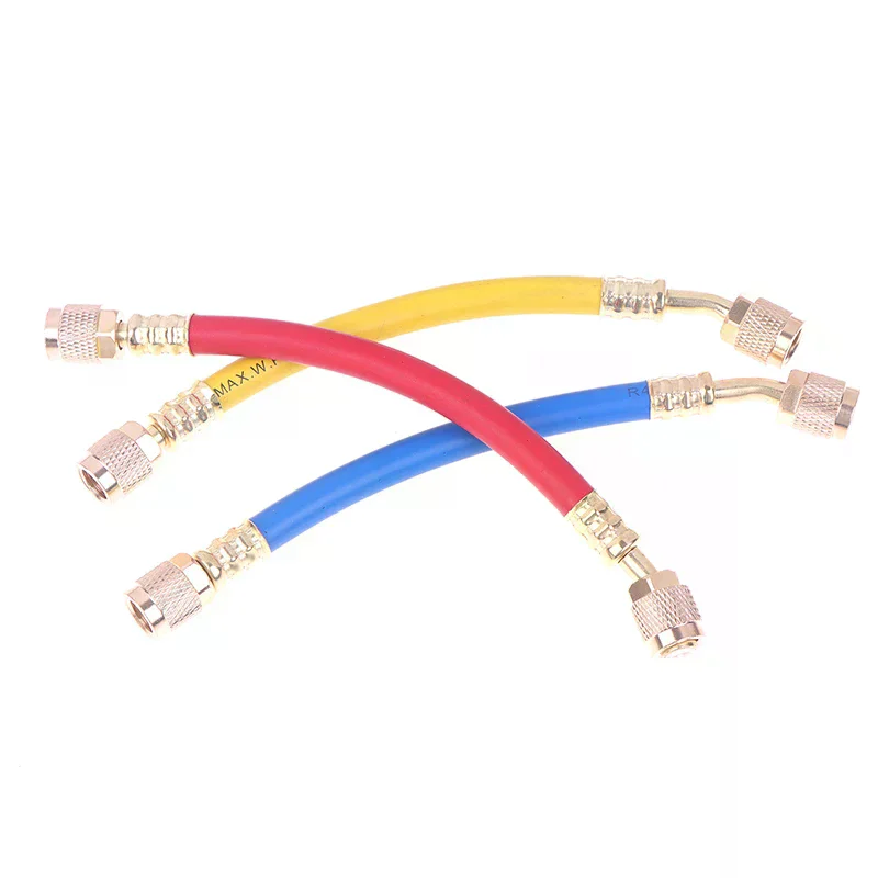 Refrigerant Charging Hose, 1/4 SAE Thread 800-4000PSI Tube HVAC Hoses, For Home Air Conditioner Refrigeration Maintenance