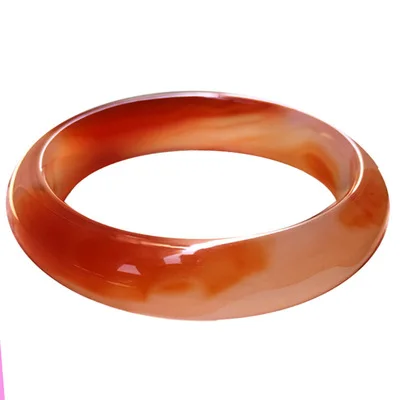 Hot Selling Natural Pattern Chalcedony Agate Bracelet Exquisite Elegant Jade Bangle Hand Decoration Accessorie Craft Jewelry
