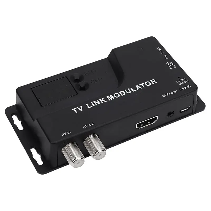 

A55T - RF-модулятор 1080P HD-конвертер для телевизора, игровой консоли, спутникового ресивера, DVD, ПК, 471.25МГц, 885.25МГц, коаксиальное преобразование