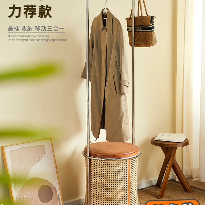 

Hangers floor-to-ceiling bedroom movable corner hangers shelves bedside bedside clothes coat racks