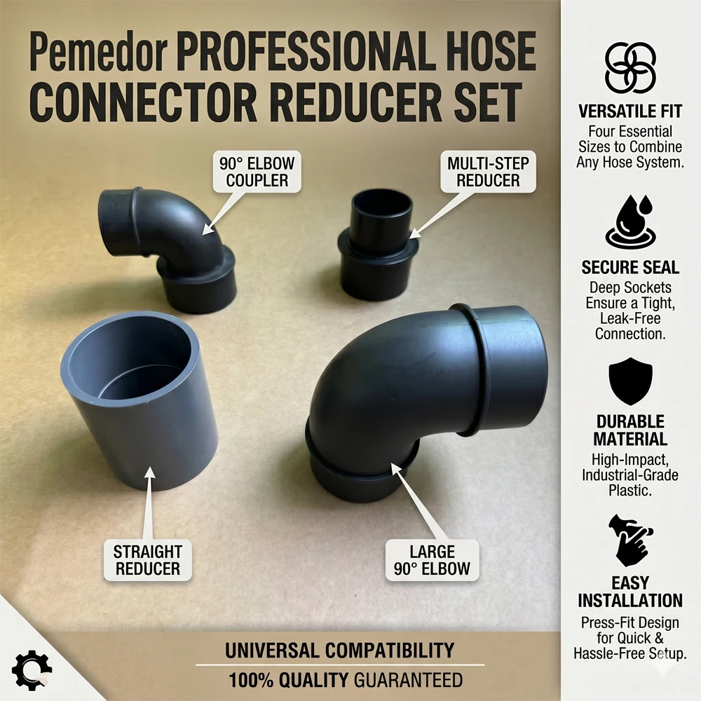 2-Piece Woodworking Hose Connector 2.5
