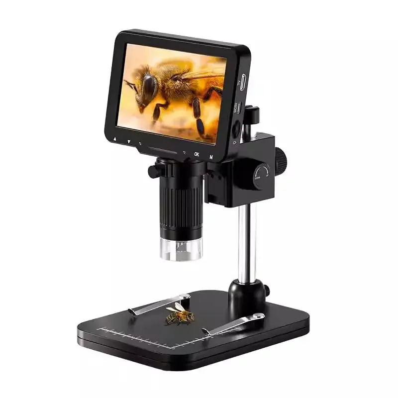 

HDMI ultra high definition 5 inch IPS screen 1000 times electronic digital magnification microscope industrial maintenance mobi