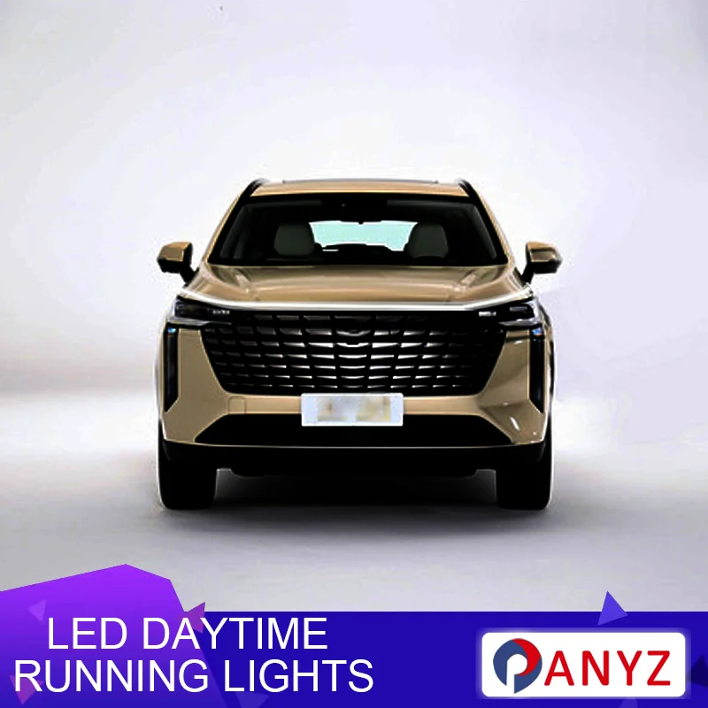 

FOR Haval jolion 2023 h6 h2 hev h5 h9 LED Daytime Running Light Scan Starting Car Hood DRL Guide Decorative Ambient Lamp 12V