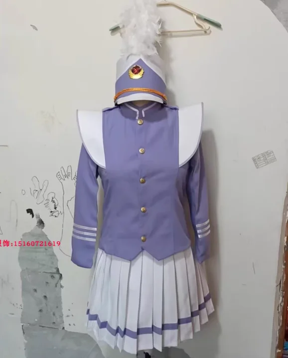 School Band Uniform Drum and Bugle Suit Boy Girls Include Hat Jacket Pants