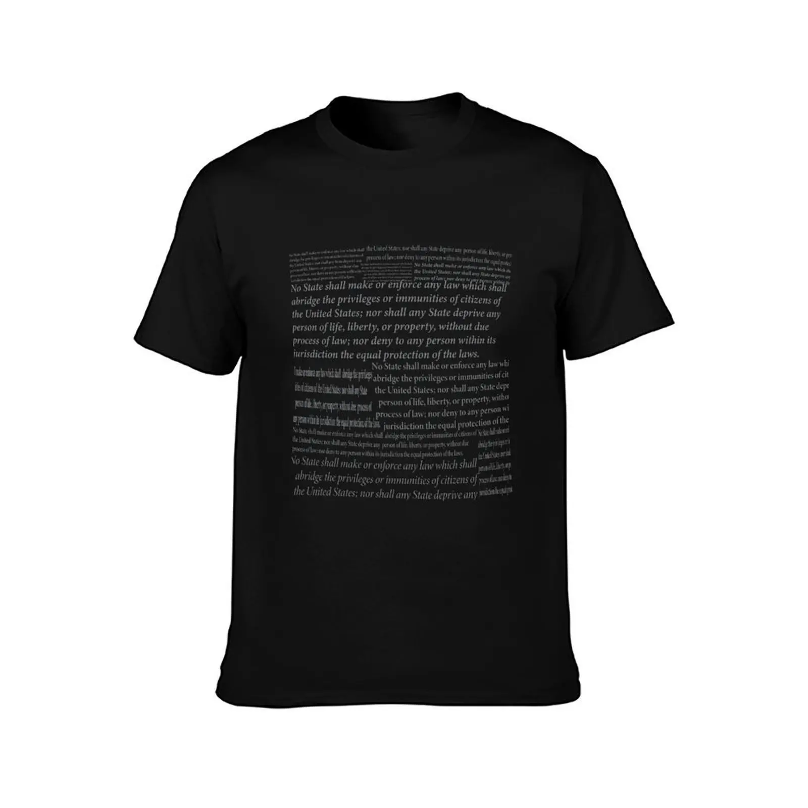 The Fourteenth Amendment T-Shirt Fashion Casual Short Sleeve T-Shirt