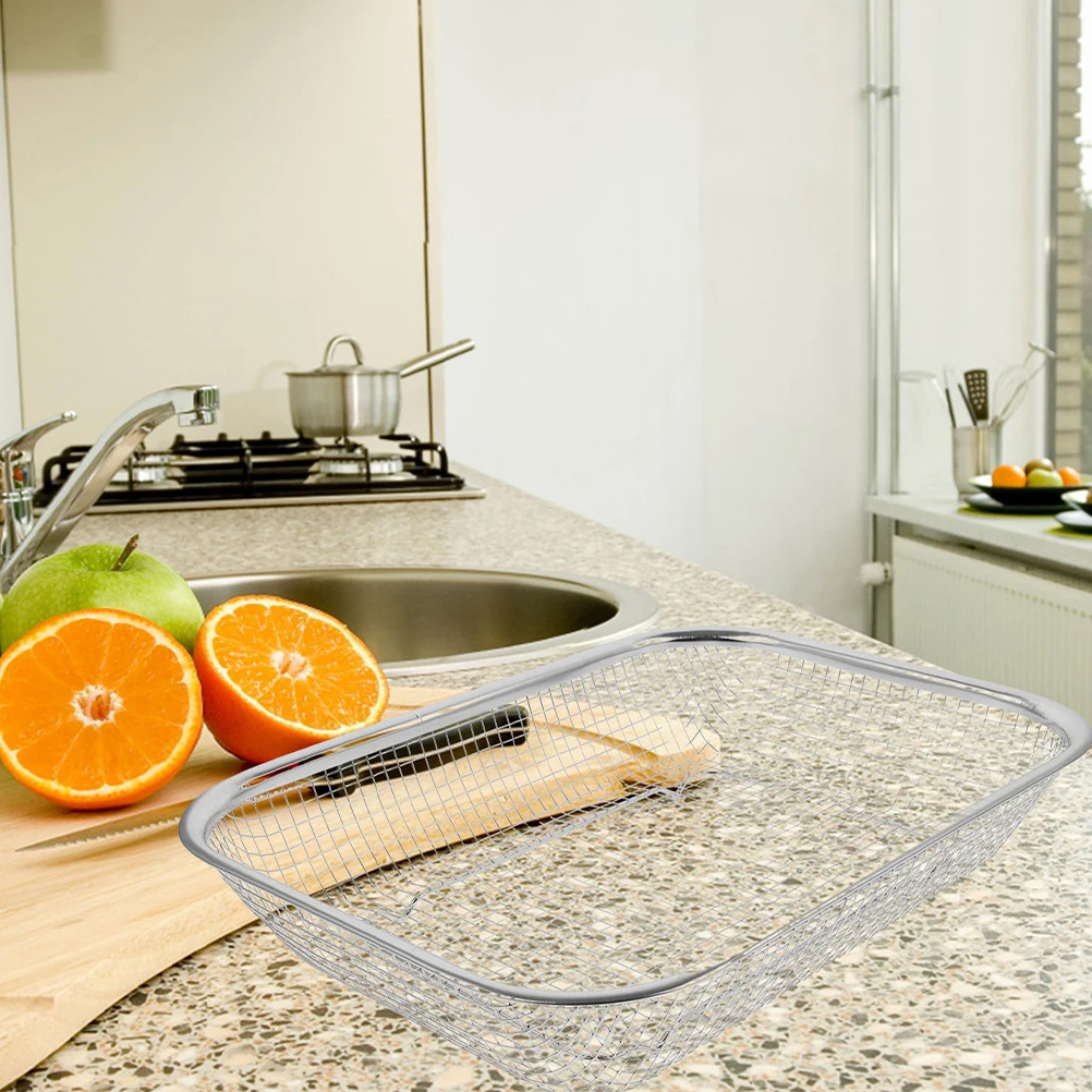 

2 Pcs Kitchen Drainer Basket Essentials Drainage Fruit Household Thickened Strainer