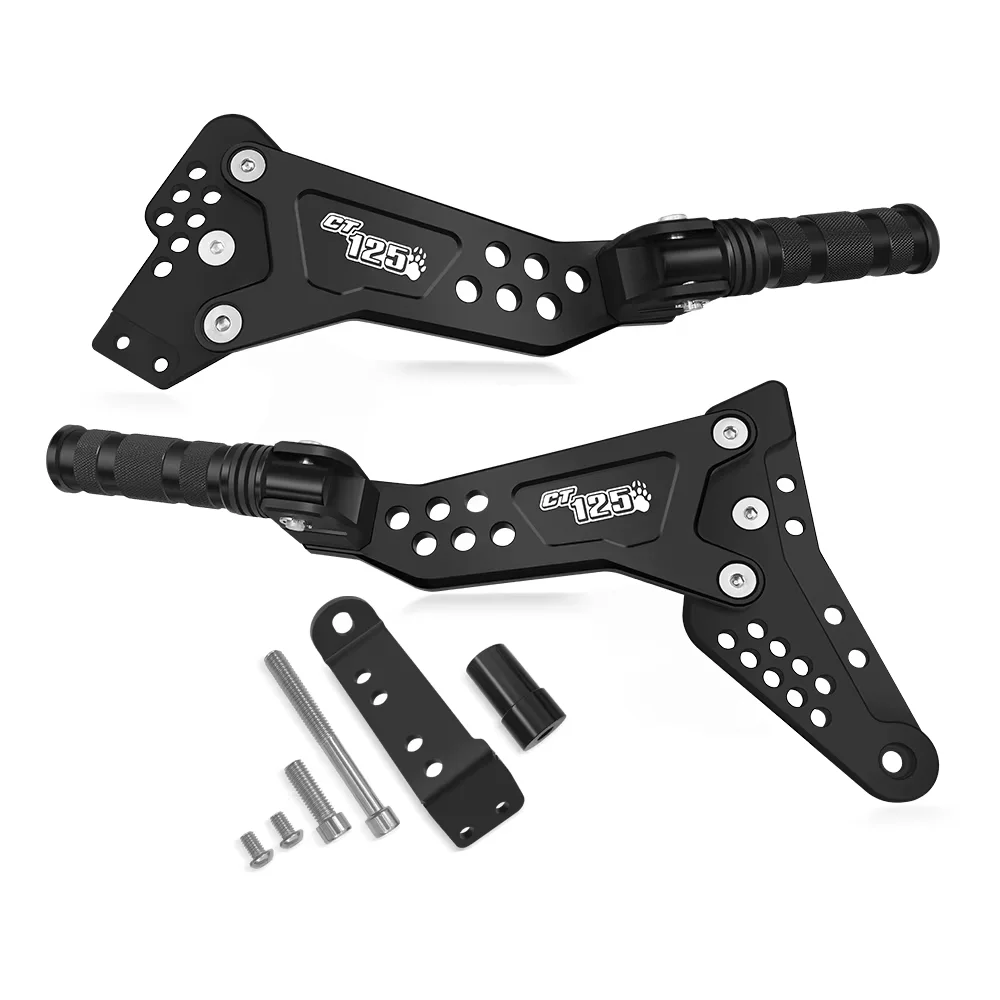 Para Honda Trail125 CT125 2020-2024 2025: Pedal Traseiro de Liga de Alumínio para Passageiro - Acessório para Sistema de Carroceria de Motocicleta