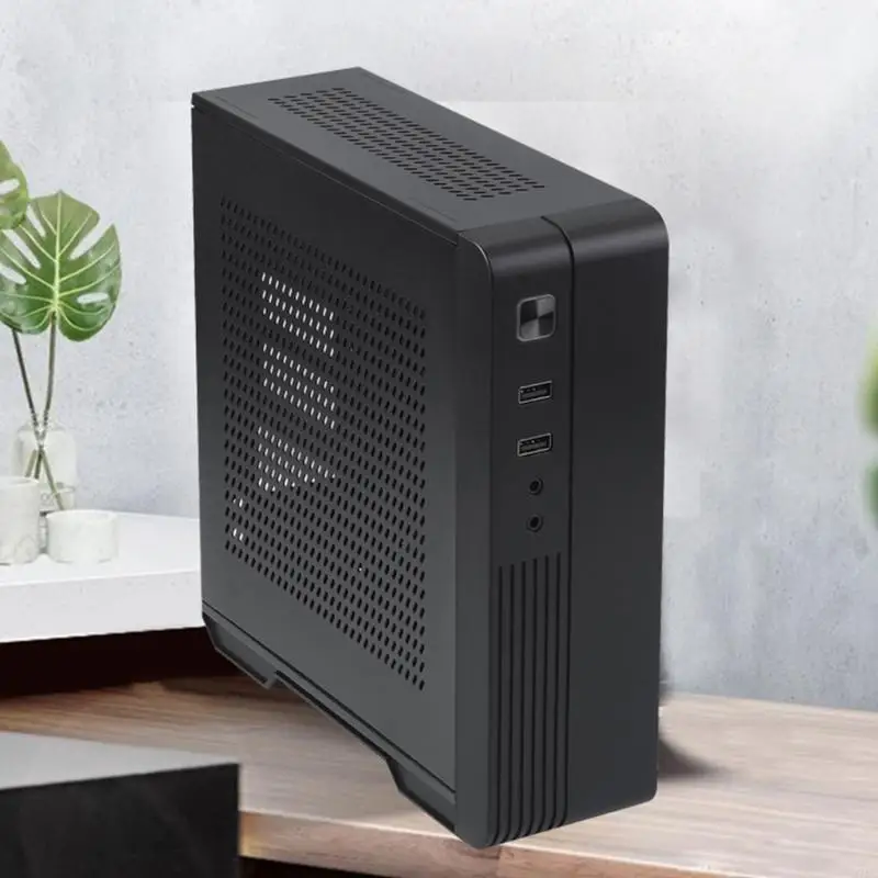 D7YC MX02 Miniature Desktop Computer Metal Case Ventilation Support 17x17 17x19 Board