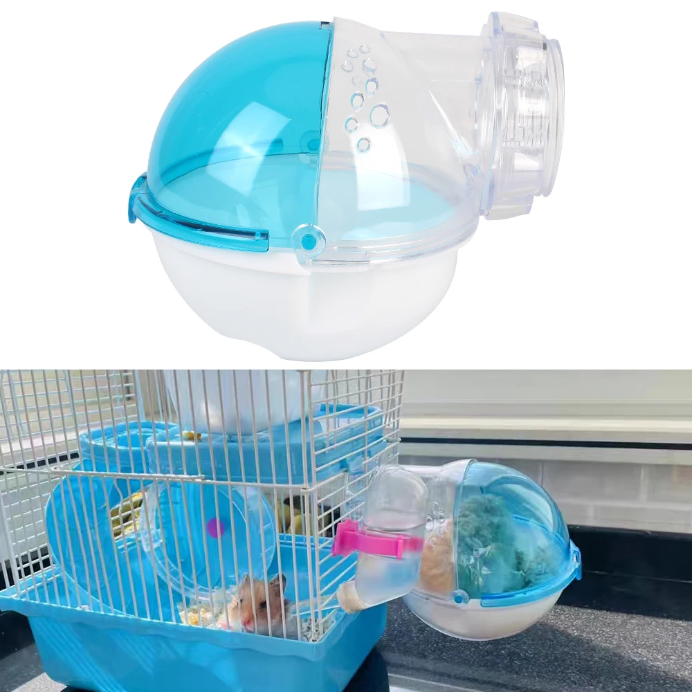 House Pets Hamster Mouse Bathroom Cage Box Small Animals Toilet For Hamster Mouse Pet Hamster Small Animal Bath Sand Room