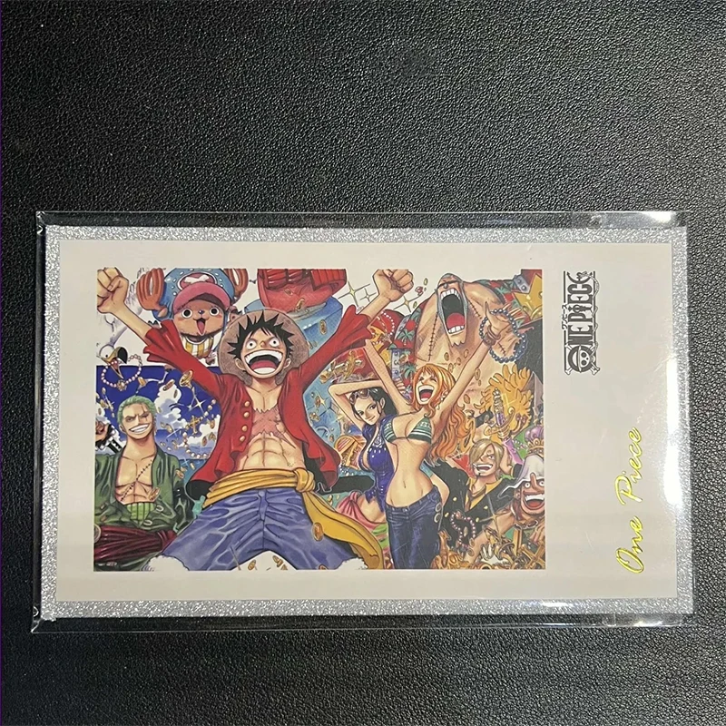 Kartu Koleksi Anime One Piece Hancock Nami Robin Shanks Zoro Sanji Luffy Brook Hadiah Ulang Tahun Natal Mainan Anak-anak