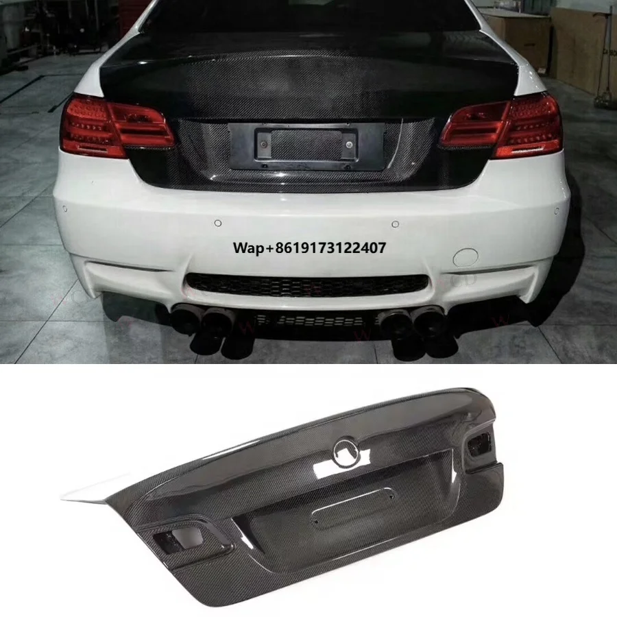 

Крышка багажника из карбона в стиле CSL для BMW 3 серии E90 E92 M3 2008-2011, замена задней крышки багажника